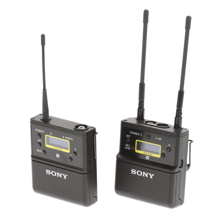【中古品】SONY UWP-D21 B帯アナログワイヤレスマイクロホンパッケージ(ボディーパックトランスミッター/ポータブルチューナー)