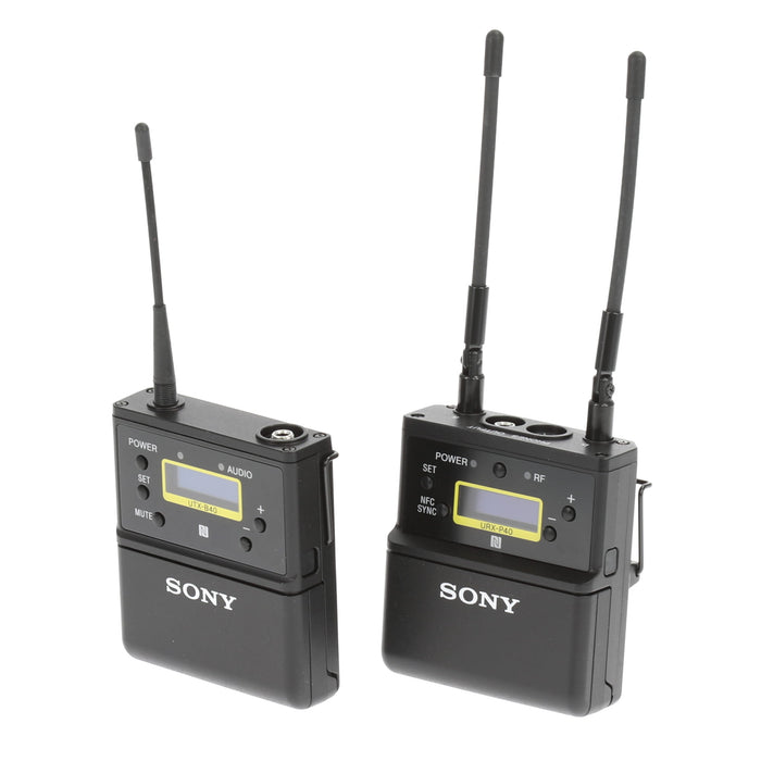 【中古品】SONY UWP-D21 B帯アナログワイヤレスマイクロホンパッケージ(ボディーパックトランスミッター/ポータブルチューナー)