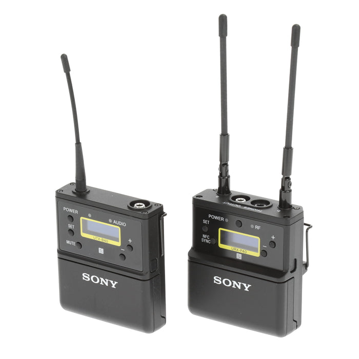 【中古品】SONY UWP-D21 B帯アナログワイヤレスマイクロホンパッケージ(ボディーパックトランスミッター/ポータブルチューナー)