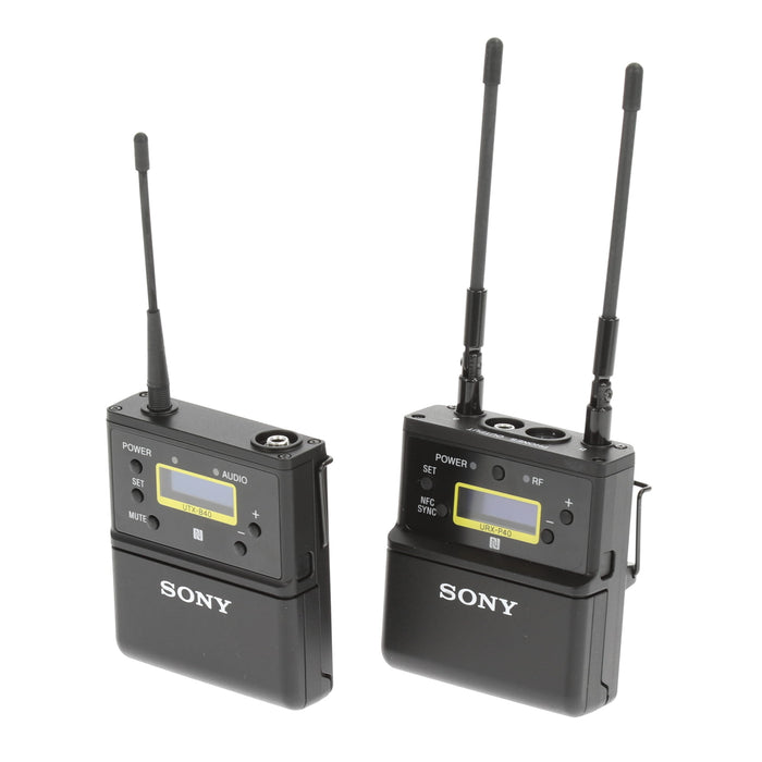 【中古品】SONY UWP-D21 B帯アナログワイヤレスマイクロホンパッケージ(ボディーパックトランスミッター/ポータブルチューナー)