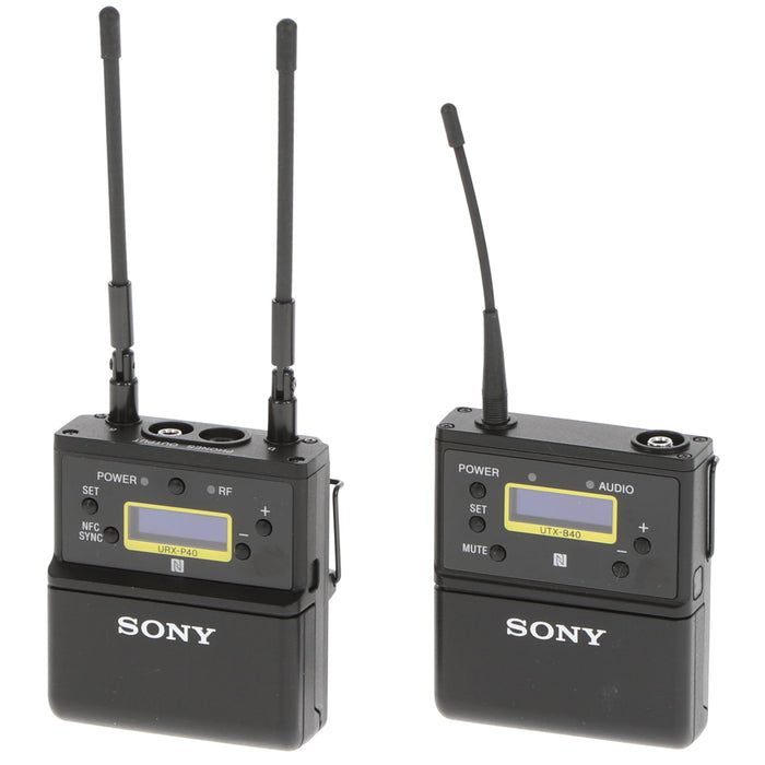 【中古品】SONY UWP-D21 B帯アナログワイヤレスマイクロホンパッケージ(ボディーパックトランスミッター/ポータブルチューナー)
