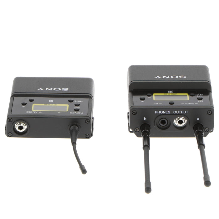 【中古品】SONY UWP-D21 B帯アナログワイヤレスマイクロホンパッケージ(ボディーパックトランスミッター/ポータブルチューナー)