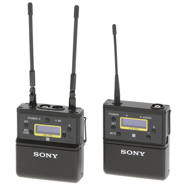 【中古品】SONY UWP-D21 B帯アナログワイヤレスマイクロホンパッケージ(ボディーパックトランスミッター/ポータブルチューナー)
