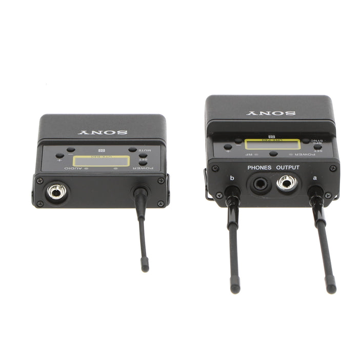 【中古品】SONY UWP-D21 B帯アナログワイヤレスマイクロホンパッケージ(ボディーパックトランスミッター/ポータブルチューナー)
