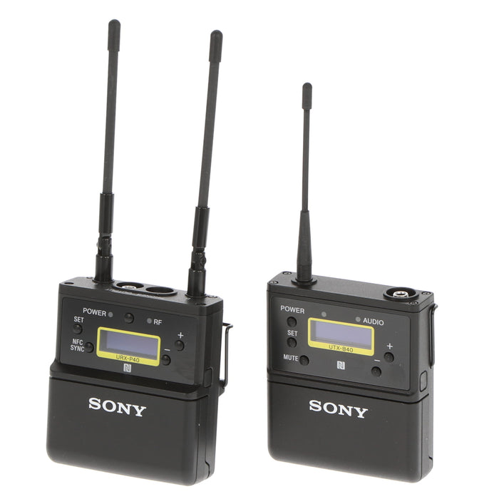 【中古品】SONY UWP-D21 B帯アナログワイヤレスマイクロホンパッケージ(ボディーパックトランスミッター/ポータブルチューナー)