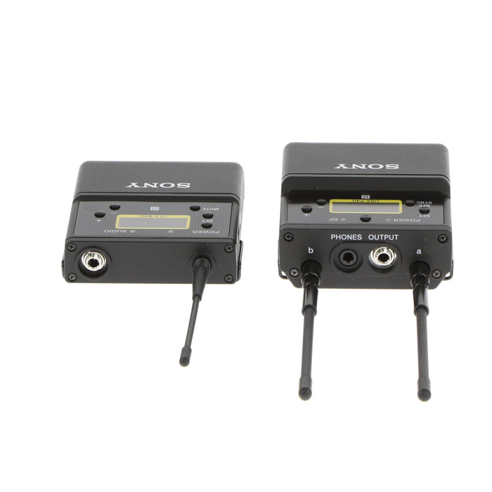 【中古品】SONY UWP-D21 B帯アナログワイヤレスマイクロホンパッケージ(ボディーパックトランスミッター/ポータブルチューナー)