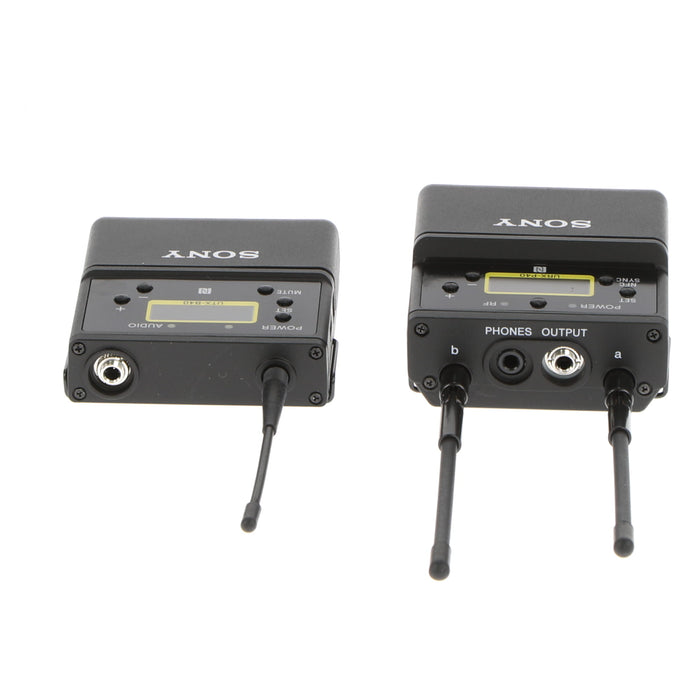 【中古品】SONY UWP-D21 B帯アナログワイヤレスマイクロホンパッケージ(ボディーパックトランスミッター/ポータブルチューナー)