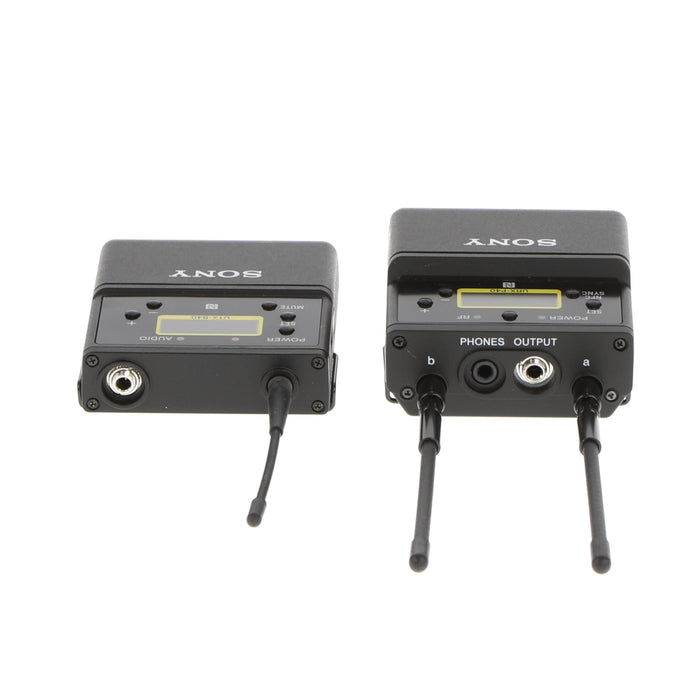 【中古品】SONY UWP-D21 B帯アナログワイヤレスマイクロホンパッケージ(ボディーパックトランスミッター/ポータブルチューナー)