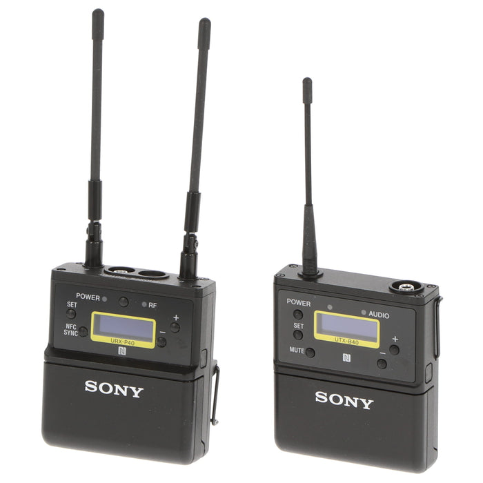 【中古品】SONY UWP-D21 B帯アナログワイヤレスマイクロホンパッケージ(ボディーパックトランスミッター/ポータブルチューナー)
