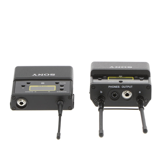 【中古品】SONY UWP-D21 B帯アナログワイヤレスマイクロホンパッケージ(ボディーパックトランスミッター/ポータブルチューナー)