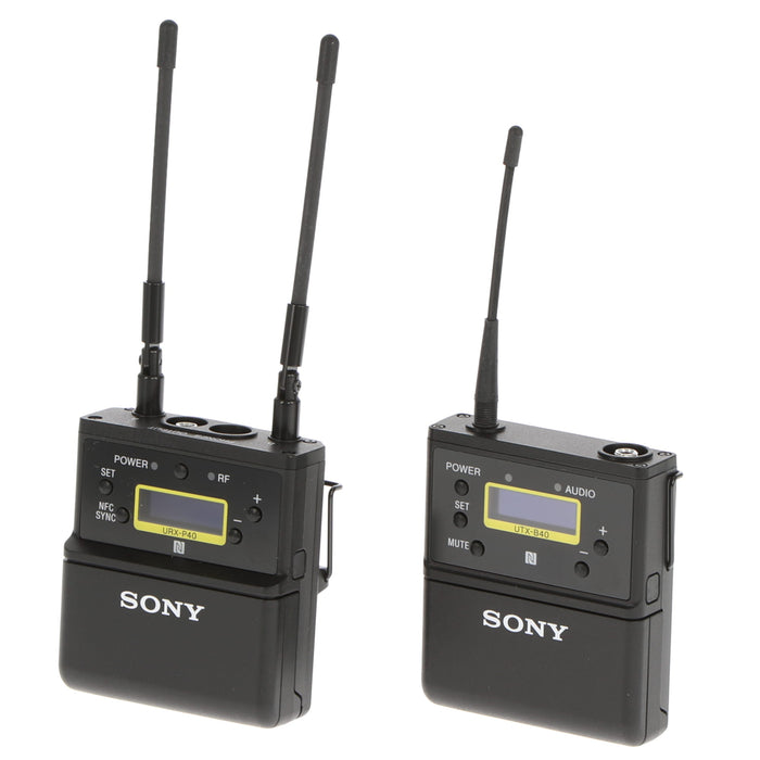 【中古品】SONY UWP-D21 B帯アナログワイヤレスマイクロホンパッケージ(ボディーパックトランスミッター/ポータブルチューナー)