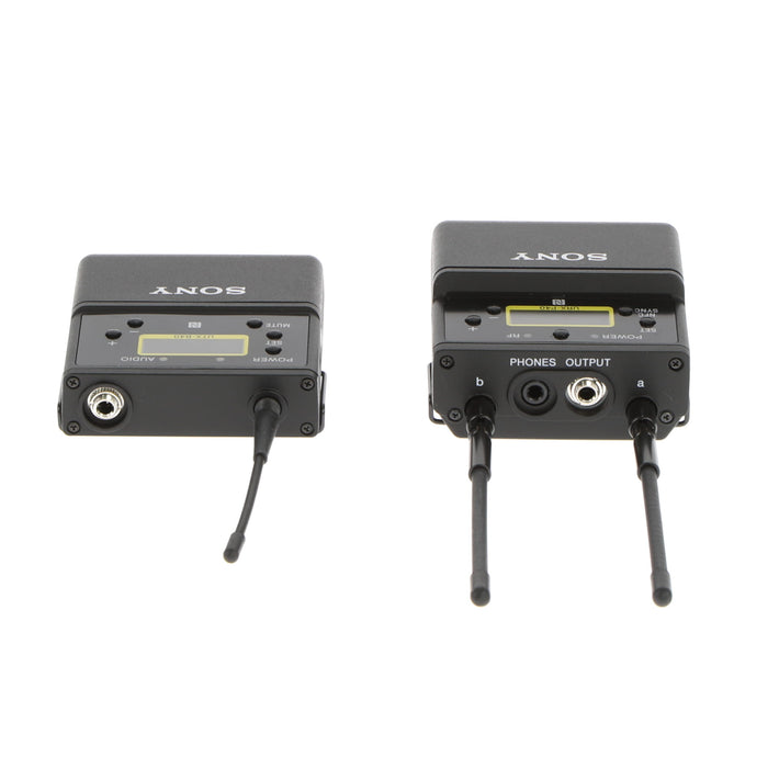 【中古品】SONY UWP-D21 B帯アナログワイヤレスマイクロホンパッケージ(ボディーパックトランスミッター/ポータブルチューナー)