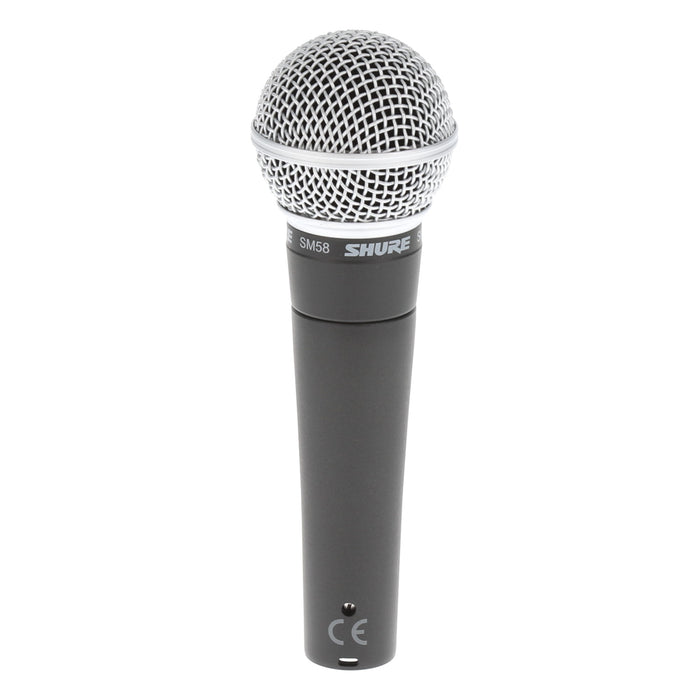 【中古品】SHURE SM58 ダイナミック型ハンドヘルドマイクロホン(スイッチ無)