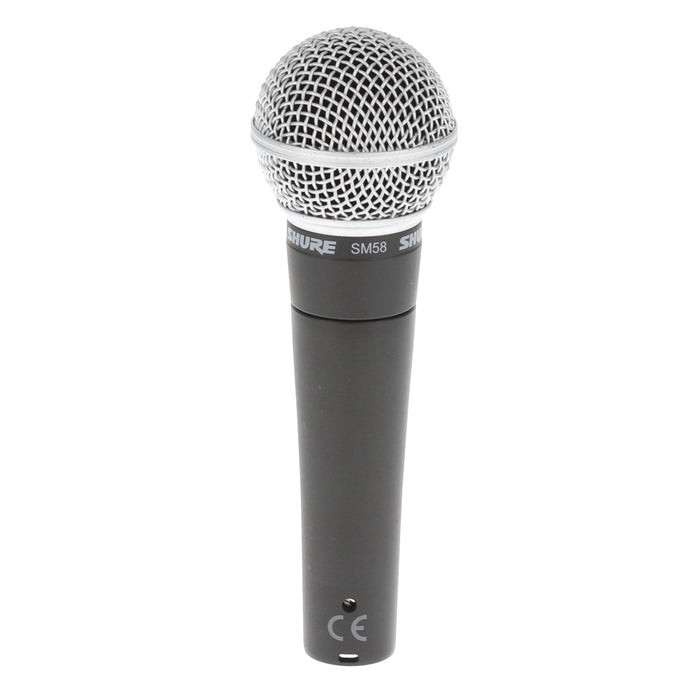 【中古品】SHURE SM58 ダイナミック型ハンドヘルドマイクロホン(スイッチ無)