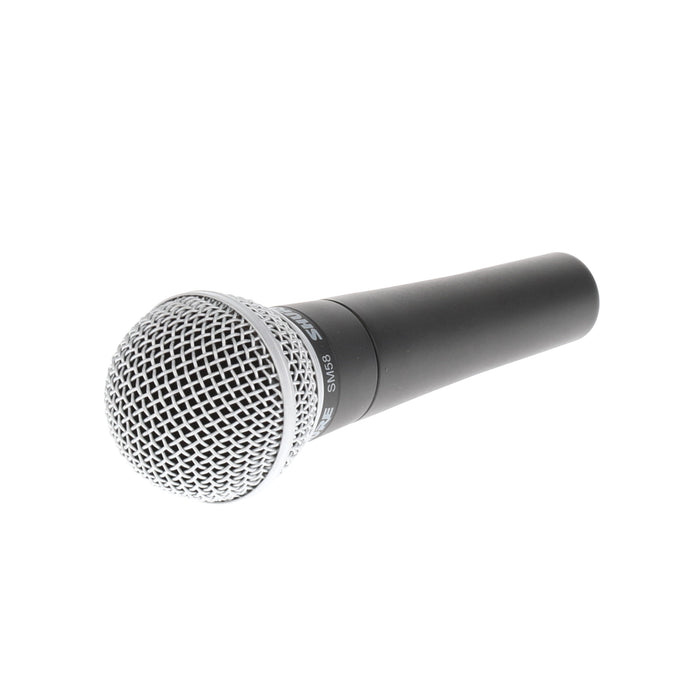 【中古品】SHURE SM58 ダイナミック型ハンドヘルドマイクロホン(スイッチ無)