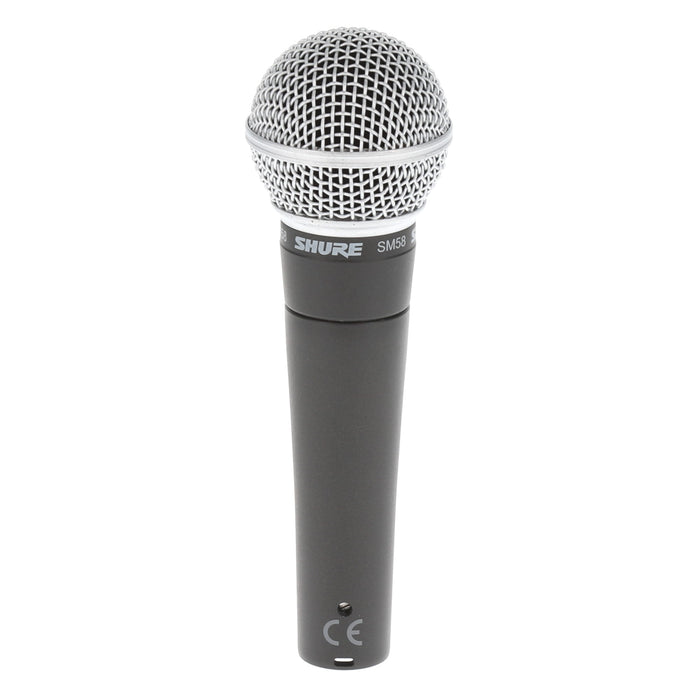 【中古品】SHURE SM58 ダイナミック型ハンドヘルドマイクロホン(スイッチ無)