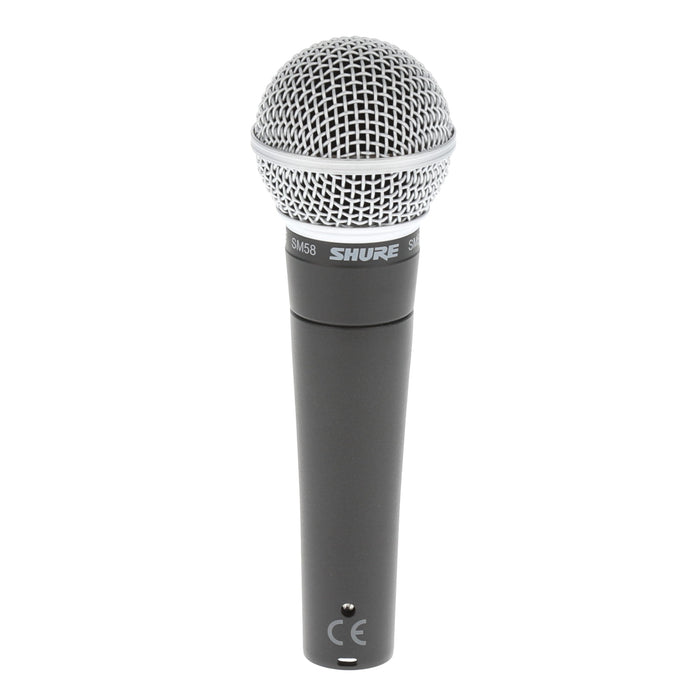 【中古品】SHURE SM58 ダイナミック型ハンドヘルドマイクロホン(スイッチ無)