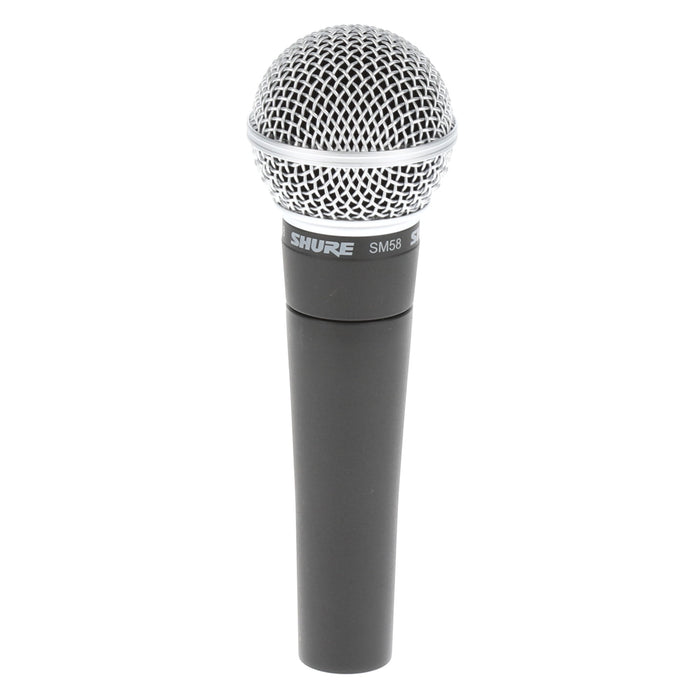【中古品】SHURE SM58 ダイナミック型ハンドヘルドマイクロホン(スイッチ無)
