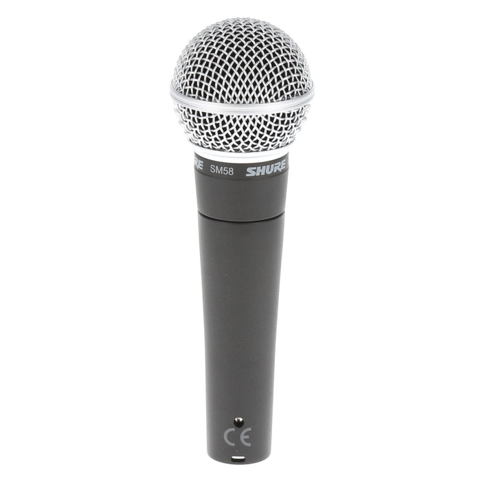 【中古品】SHURE SM58 ダイナミック型ハンドヘルドマイクロホン(スイッチ無)