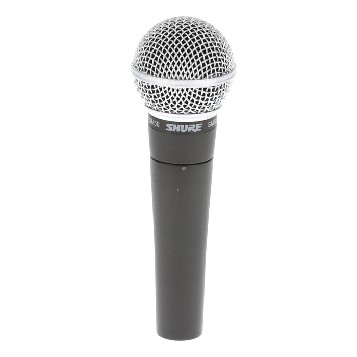 【中古品】SHURE SM58 ダイナミック型ハンドヘルドマイクロホン(スイッチ無)
