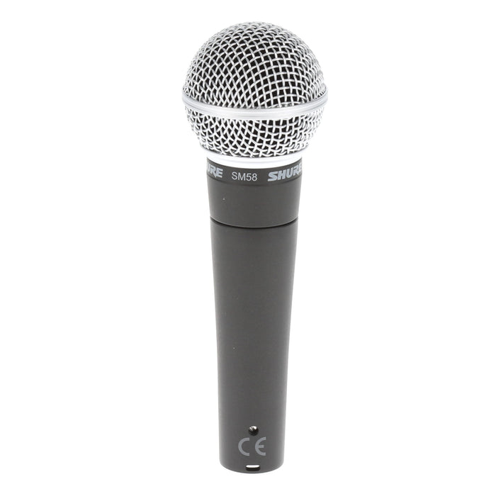 【中古品】SHURE SM58 ダイナミック型ハンドヘルドマイクロホン(スイッチ無)