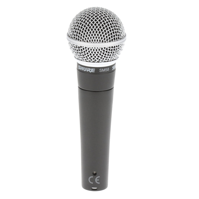 【中古品】SHURE SM58 ダイナミック型ハンドヘルドマイクロホン(スイッチ無)