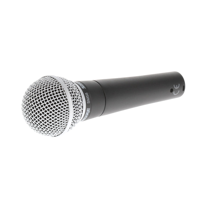【中古品】SHURE SM58 ダイナミック型ハンドヘルドマイクロホン(スイッチ無)