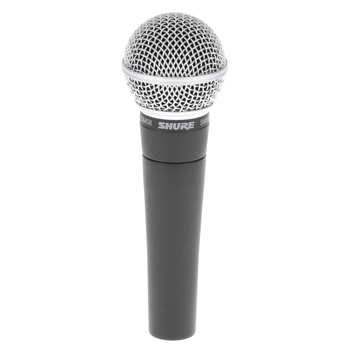 【中古品】SHURE SM58 ダイナミック型ハンドヘルドマイクロホン(スイッチ無)