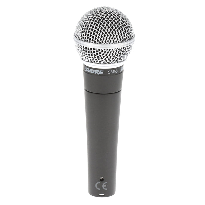 【中古品】SHURE SM58 ダイナミック型ハンドヘルドマイクロホン(スイッチ無)