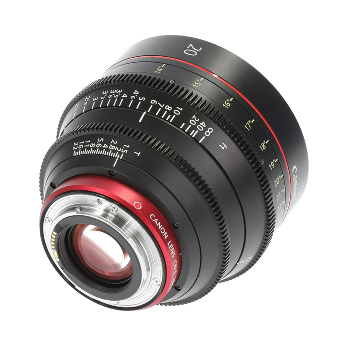 【中古品】Canon CN-E20mm T1.5 L F EFシネマレンズ(超広角プライムレンズ/EFマウント)