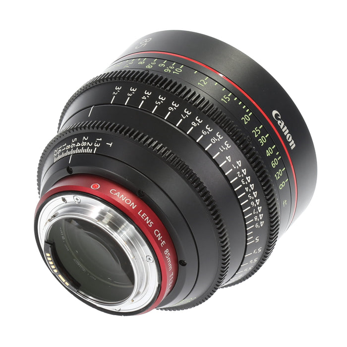 【中古品】Canon CN-E85mm T1.3 L F EFシネマレンズ(中望遠プライムレンズ/EFマウント)