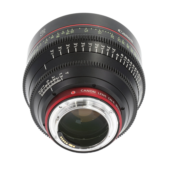 【中古品】Canon CN-E85mm T1.3 L F EFシネマレンズ(中望遠プライムレンズ/EFマウント)