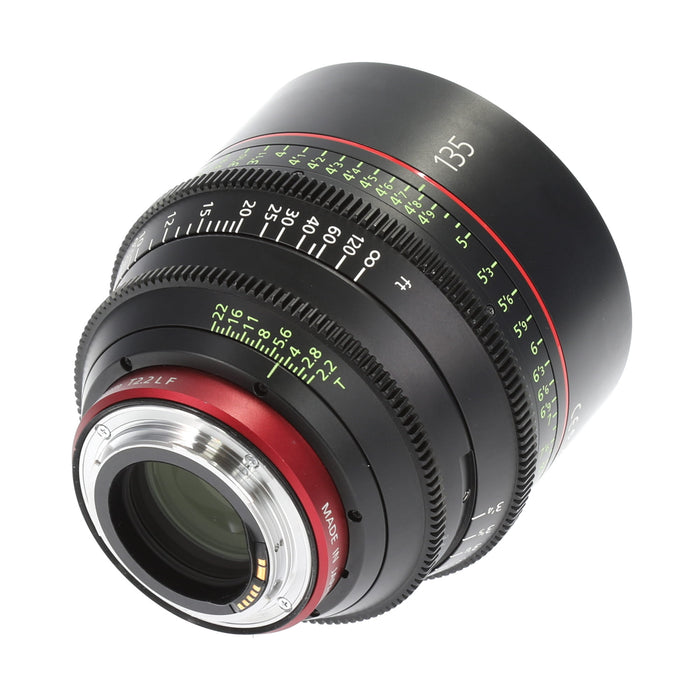 【中古品】Canon CN-E135mm T2.2 L F EFシネマレンズ(望遠プライムレンズ/EFマウント)