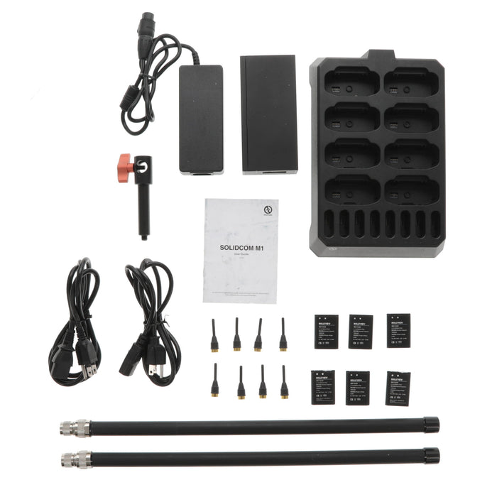 【中古品】Hollyland HL-Solidcom M1-8B 1.9GHz帯ワイヤレスインターカム Solidcom M1(8ベルトパック)