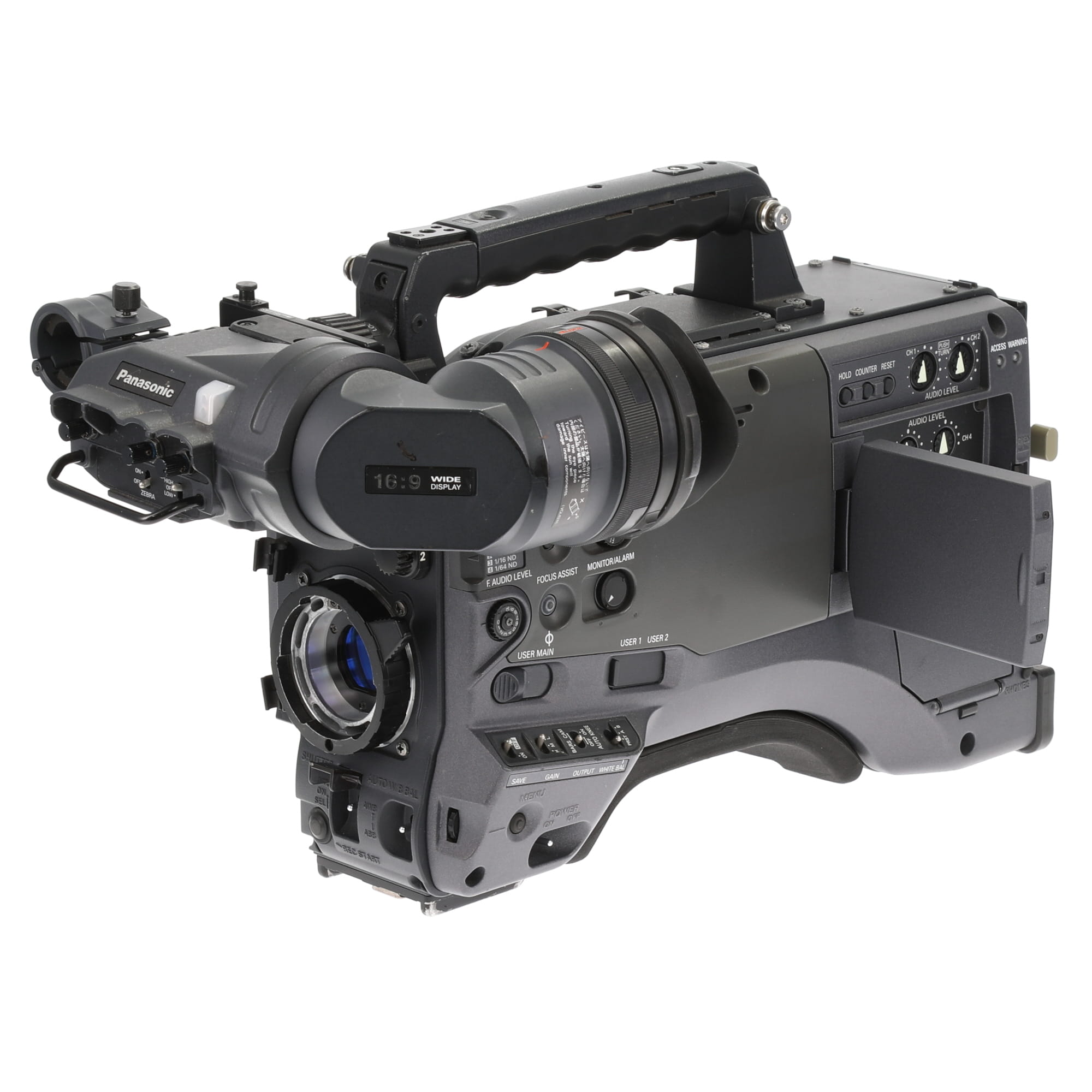 中古品】Panasonic AG-HPX555 + AJ-VF20WBP P2HDカメラレコーダ ビュー