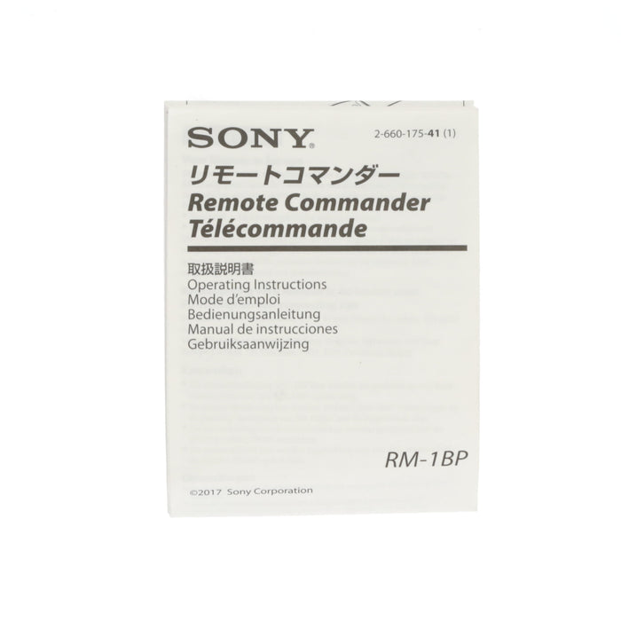 【中古品】SONY RM-1BP リモートコマンダー