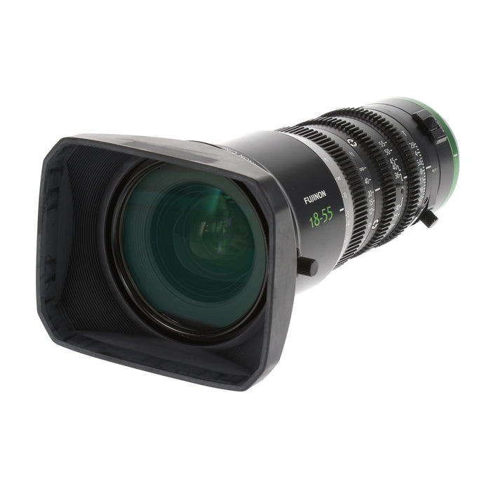 中古品】FUJINON MK18-55mm T2.9 シネマズームレンズ(Eマウント