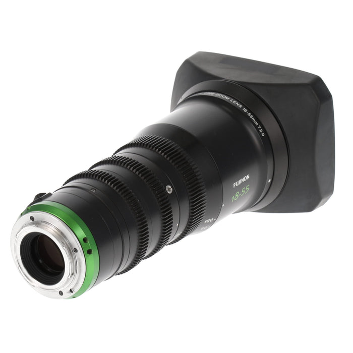 中古品】FUJINON MK18-55mm T2.9 シネマズームレンズ(Eマウント
