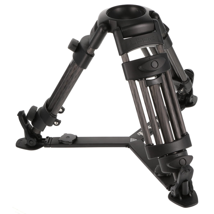 【中古品】Libec TK-210C 100mmプロ用ベビー三脚 タンキャク(75mm変換アダプター付属/カーボン)
