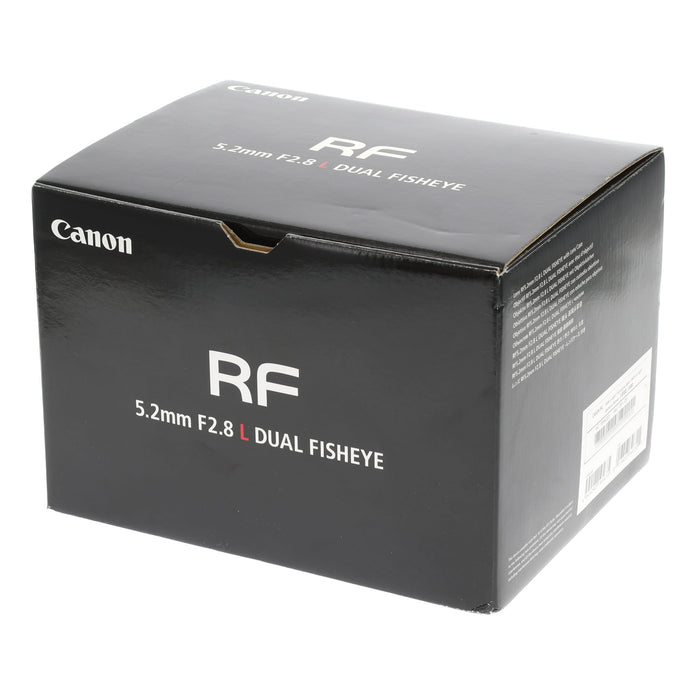 【中古品】Canon RF5228LDFE RF5.2mm F2.8 L DUAL FISHEYE