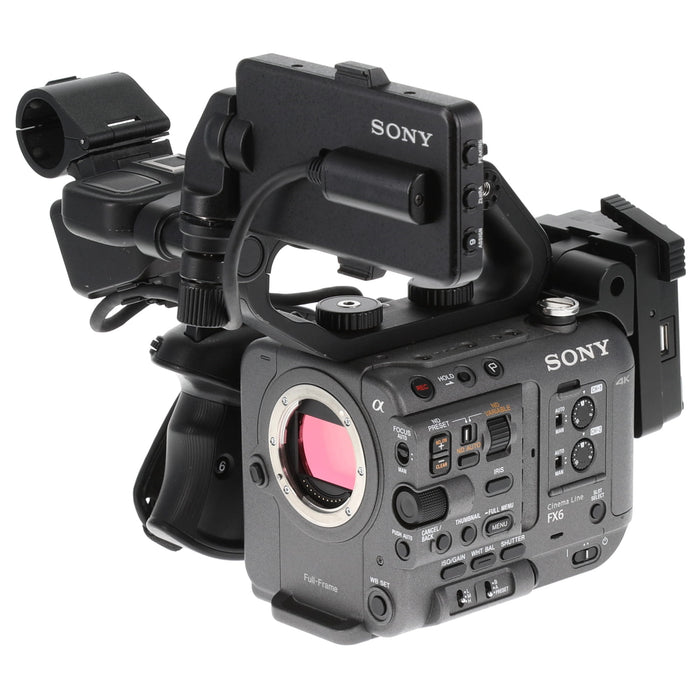 【中古品】SONY ILME-FX6V CinemaLineカメラ FX6(ボディのみ、Vマウントプレート付属)