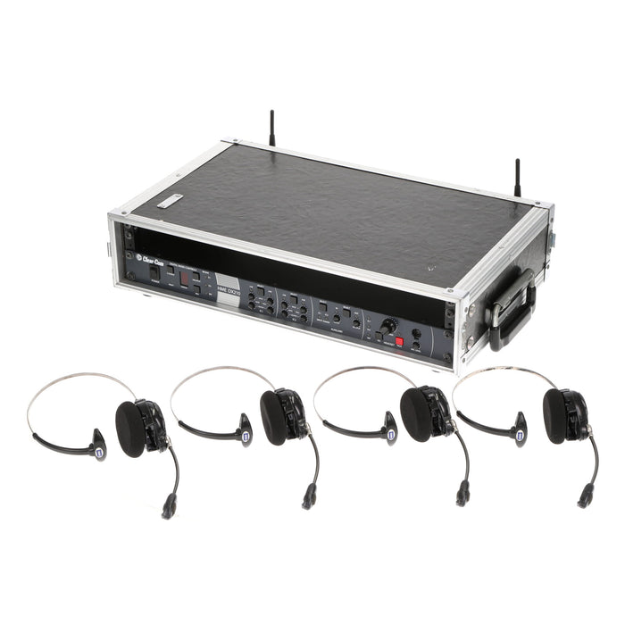 【決算セール2026】【中古品】Clear-Com DX210 ＋WH220（4セット） ワイヤレスインターカムシステムセット