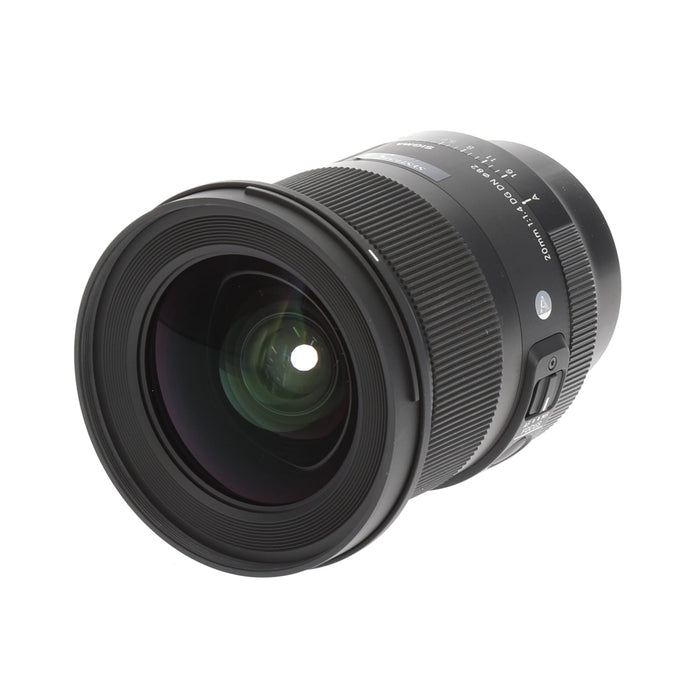 【中古品】Sigma 414658 20mm F1.4 DG DN | Art(ソニー Eマウント)