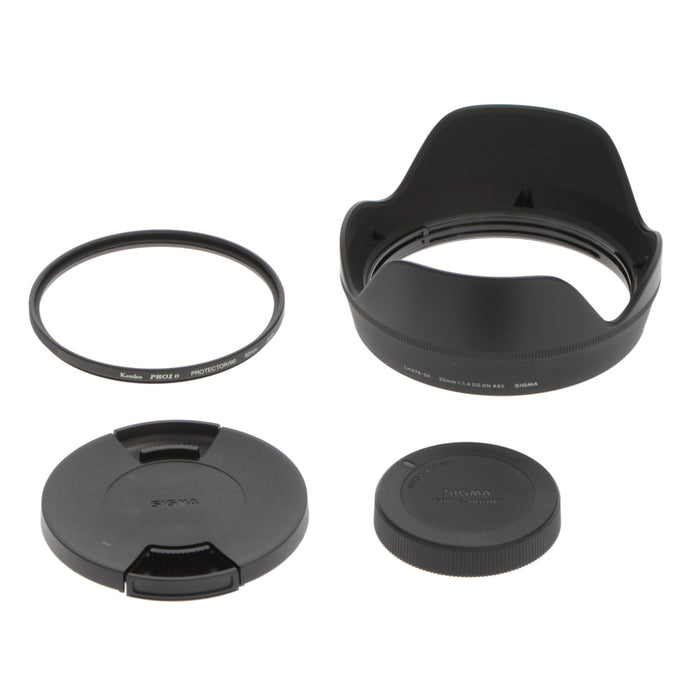 【中古品】Sigma 414658 20mm F1.4 DG DN | Art(ソニー Eマウント)