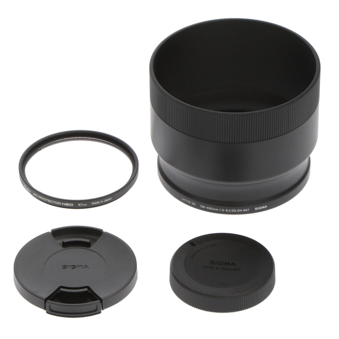 【中古品】Sigma 750657 100-400mm F5-6.3 DG DN OS | Contemporary(ソニー Eマウント)