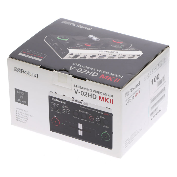 中古品】Roland V-02HD MK II ストリーミングビデオミキサー - 業務用