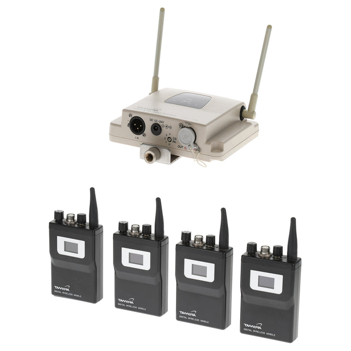 【中古品】TAMURA YRW-1870A + YMT-1940 インカムシステム拡張用（子機4式）