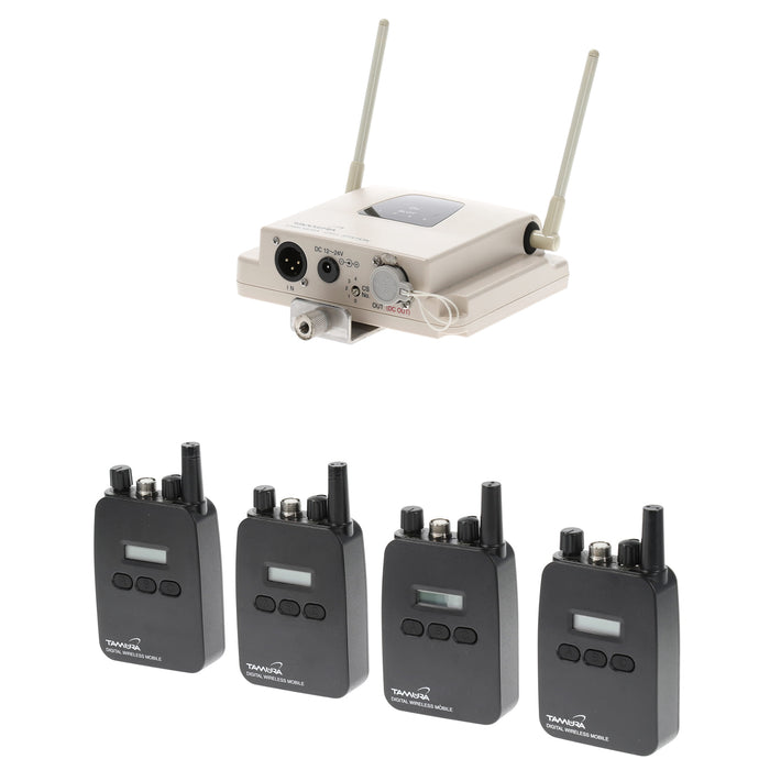 【中古品】TAMURA YRW-1870A + TWI-P190 インカムシステム拡張用（子機4式）