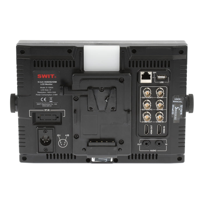 【中古品】SWIT S-1093H 9インチ液晶HDモニター