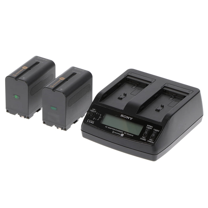 中古品】SONY AC-VQ1051D ACアダプター/チャージャー(バッテリーパック